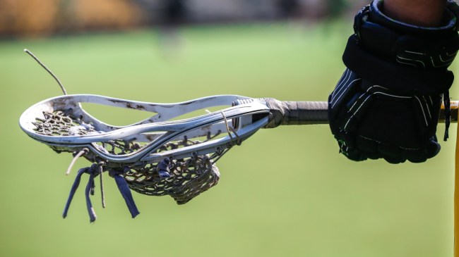 A stock image of a lacrosse player.