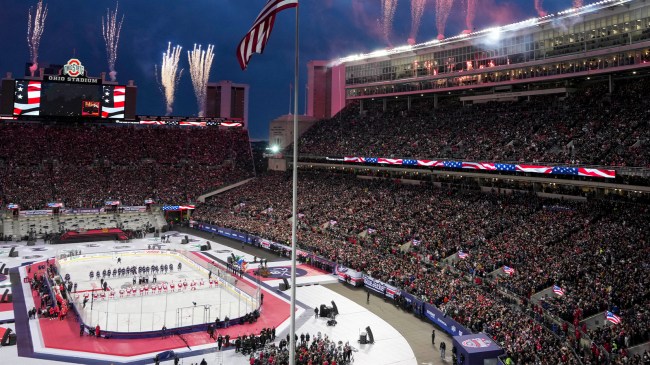 NHL Stadium Series game at Ohio State football stadium