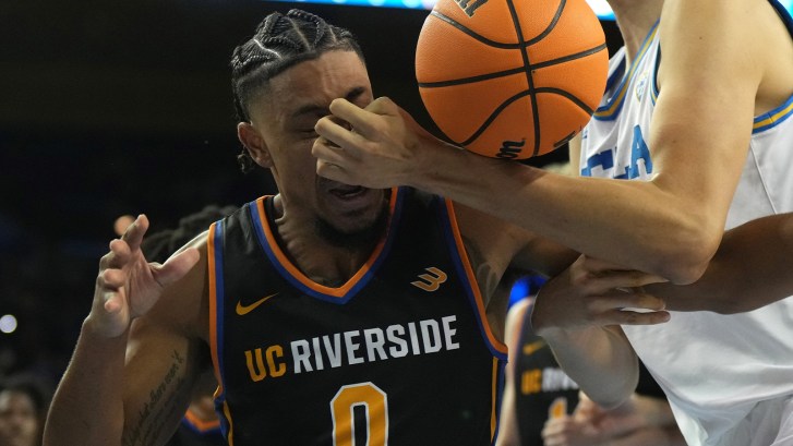 UC Riverside basketball player