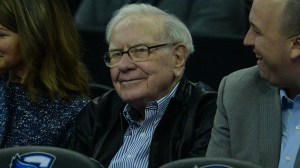 Warren Buffett at Creighton basketball game