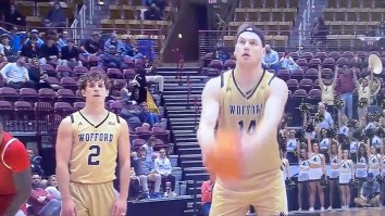 Wofford’s 250-Pound Free Throw Shooter Gets Mocked MID-GAME By Opponent For Hideous Form