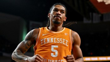 Tennessee Point Guard Forcibly Restrained After Slapping Fan’s Phone During Full-Blown Crash Out