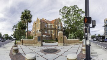 Gators Fan Falls From Streetlight In Wild National Championship Celebration On Florida Campus
