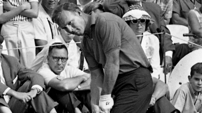 Arnold Palmer at The Masters in 1964
