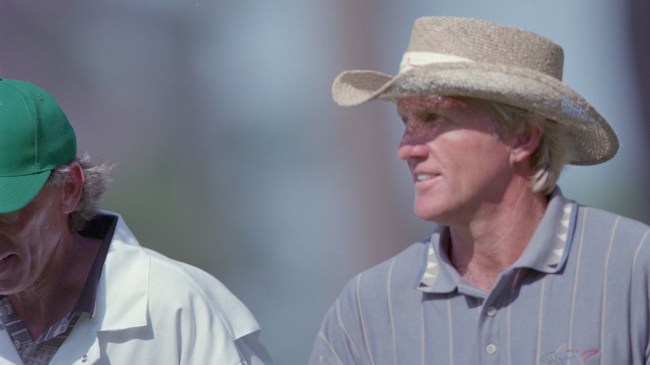 Greg Norman at The Masters