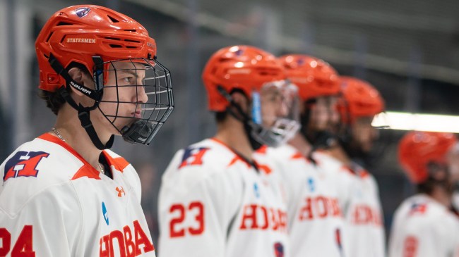 Hobart hockey players