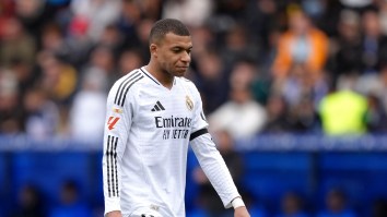 Real Madrid Star Kylian Mbappe Gets Straight Red Card After Dirty Challenge