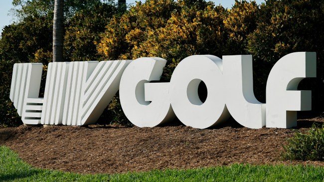 LIV Golf logo sign