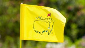 The Masters logo on flag