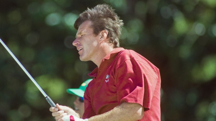 Nick Faldo at The Masters