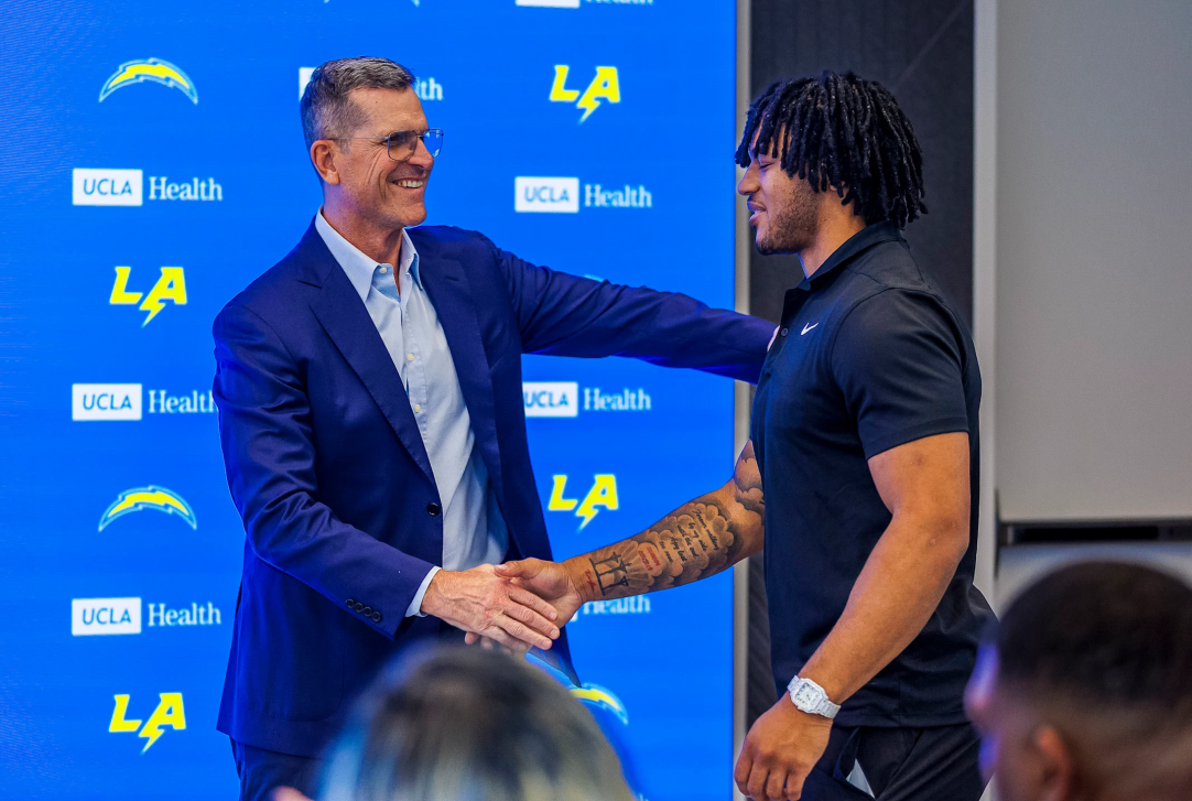 Omarion Hampton Jim Harbaugh