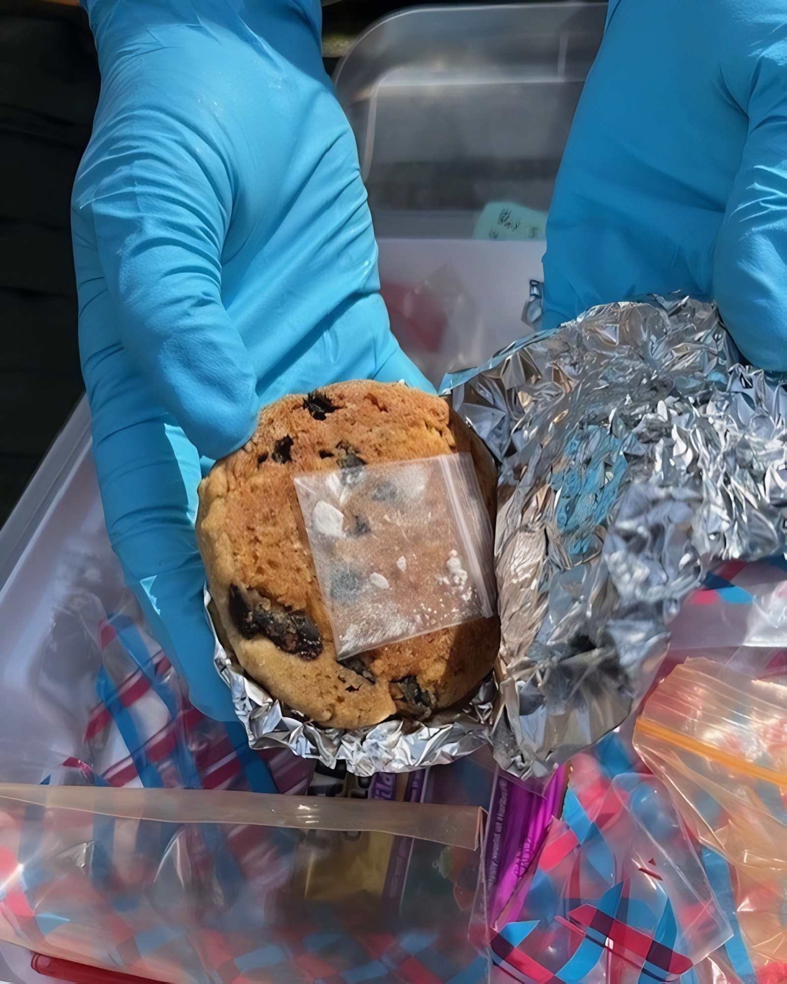 crack cookies found by police in Battle Ground, Washington
