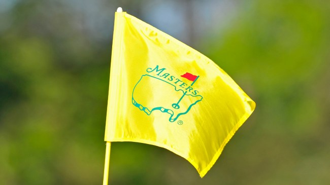The Masters logo on flag