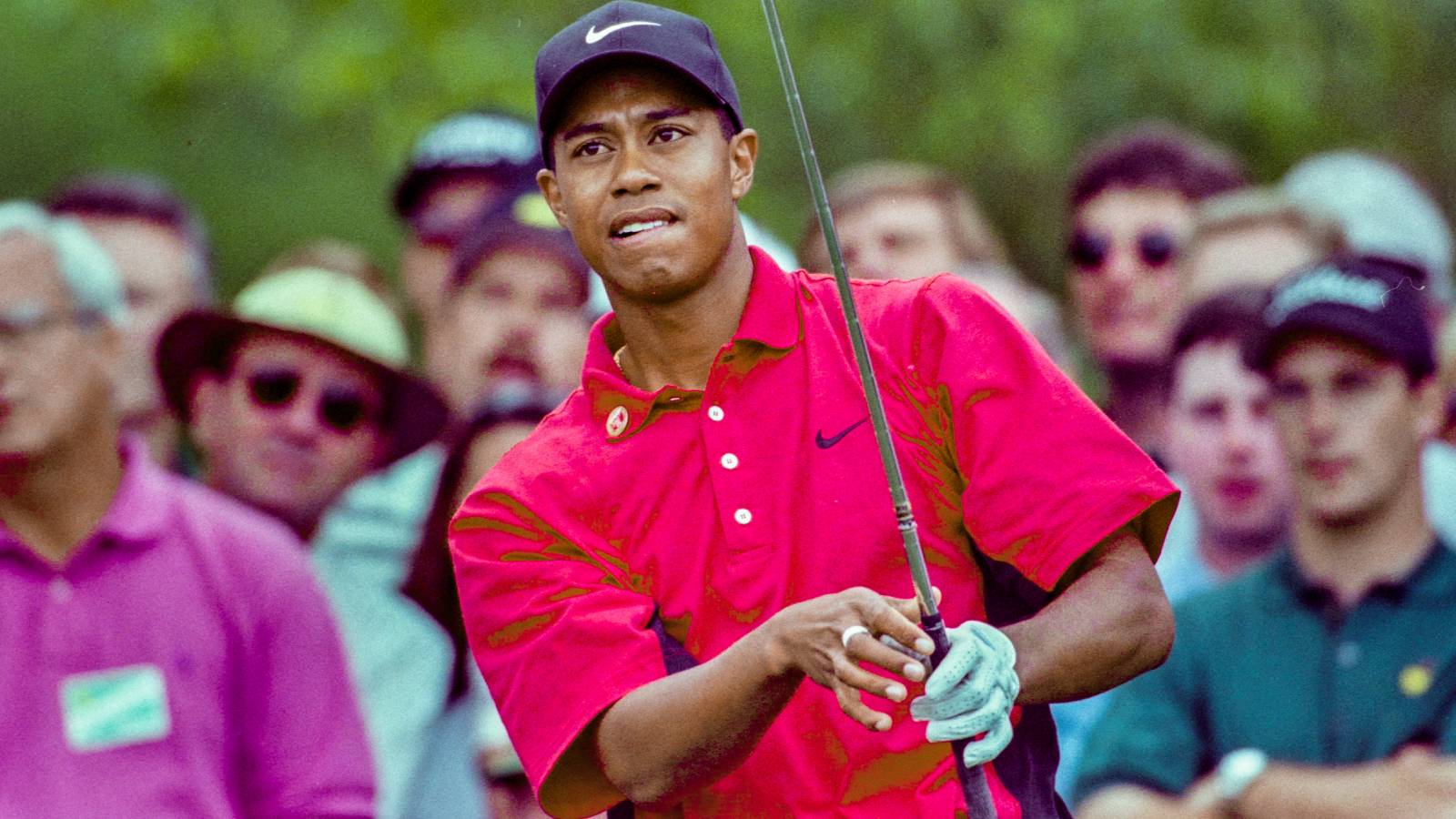 Tiger Woods at The Masters in 1997