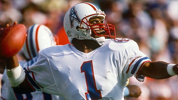 Oilers QB Warren Moon