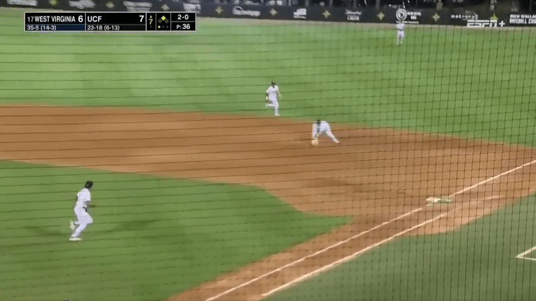 West Virginia UCF Baseball Error