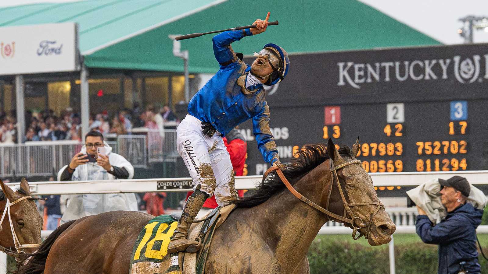 Kentucky Derby jockey Junior Alvarado on Sovereignty