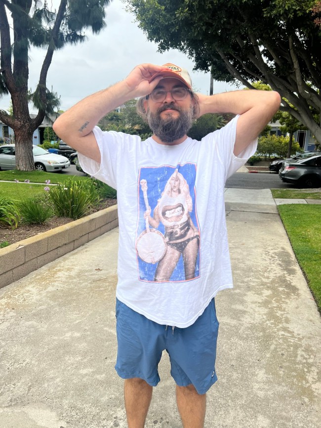 man in Beyonce Cowboy Carter t-shirt