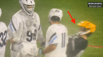 Providence Lacrosse Caught Flopping While Trying To Instigate Brawl With Sneaky Butt Tap