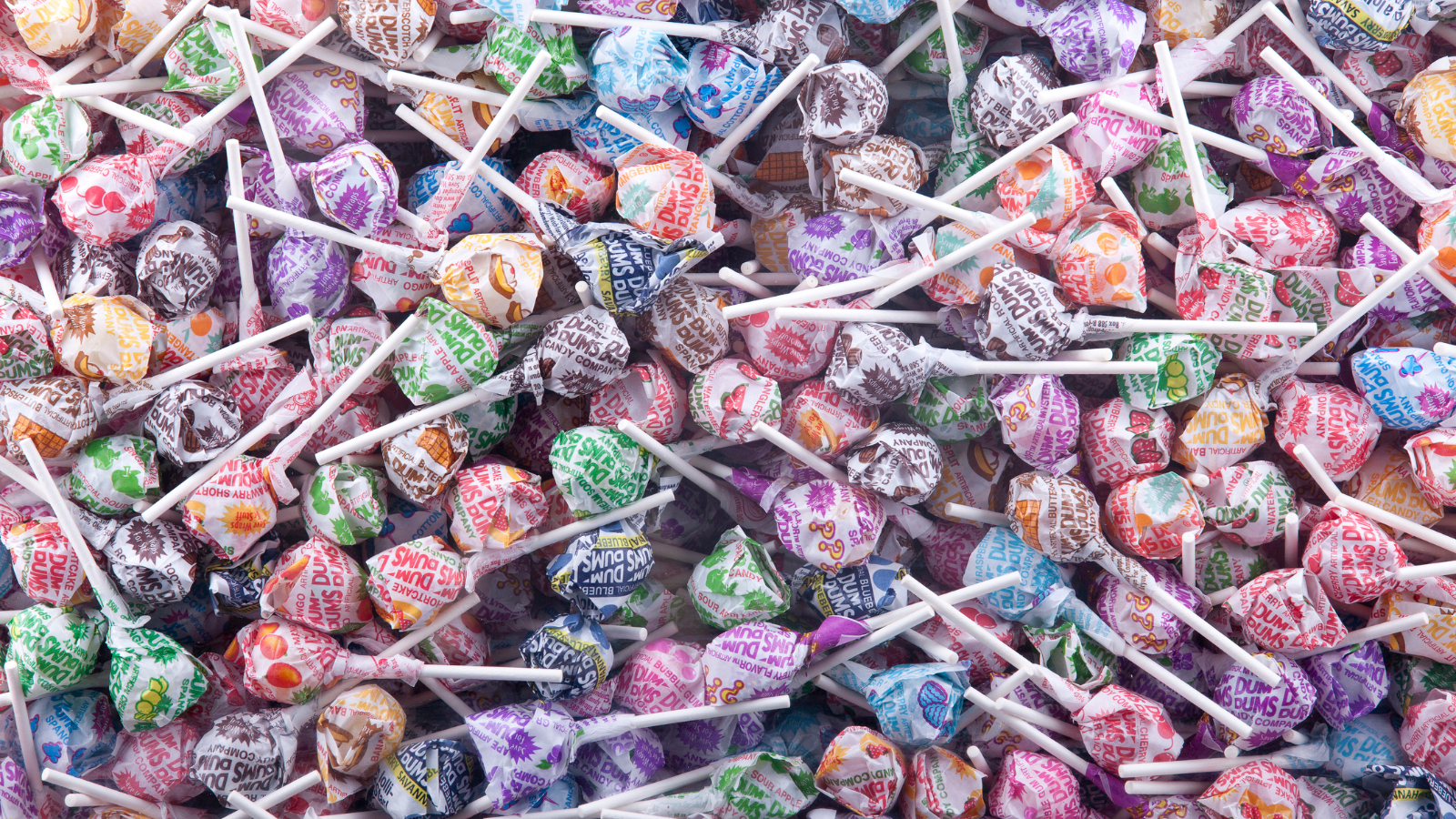 pile of dum-dum lollipops