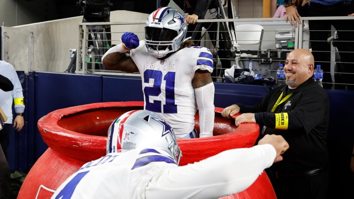 Ezekiel Elliott of the Dallas Cowboys