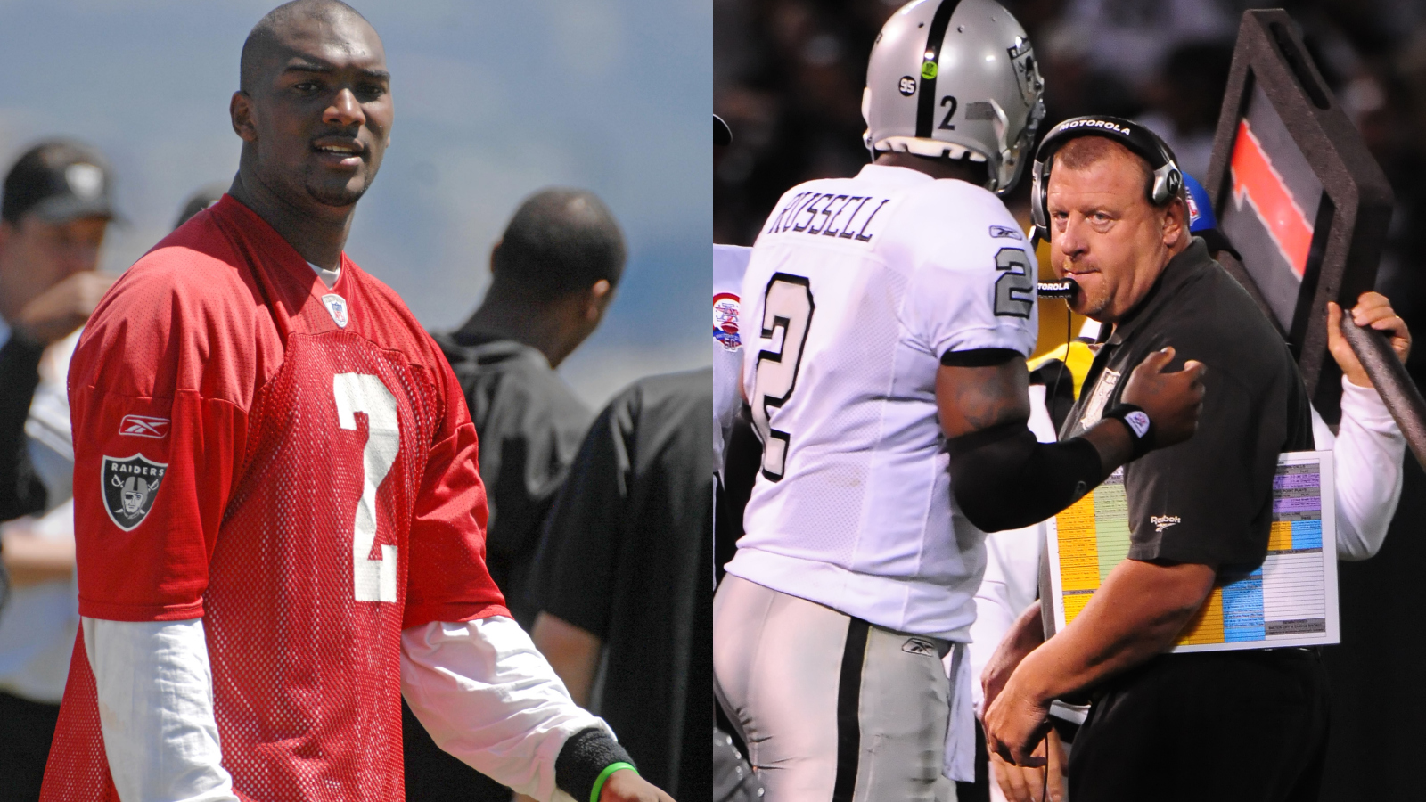 JaMarcus Russell before and after weight gain in NFL