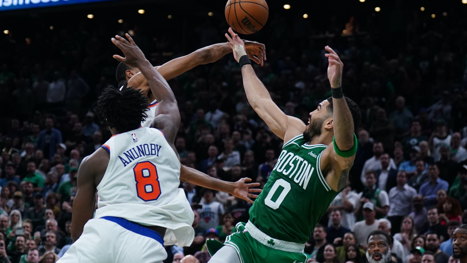 NBA: Playoffs-New York Knicks at Boston Celtics