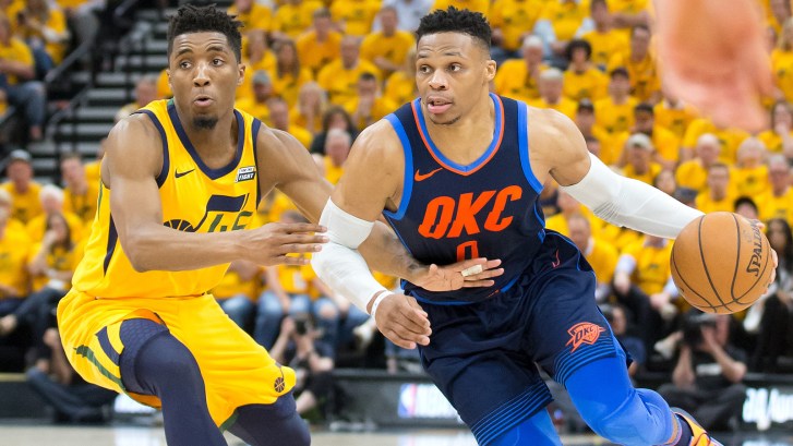 Jazz vs Thunder in 2018 NBA Playoffs