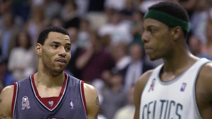 Kenyon Martin and Paul Pierce