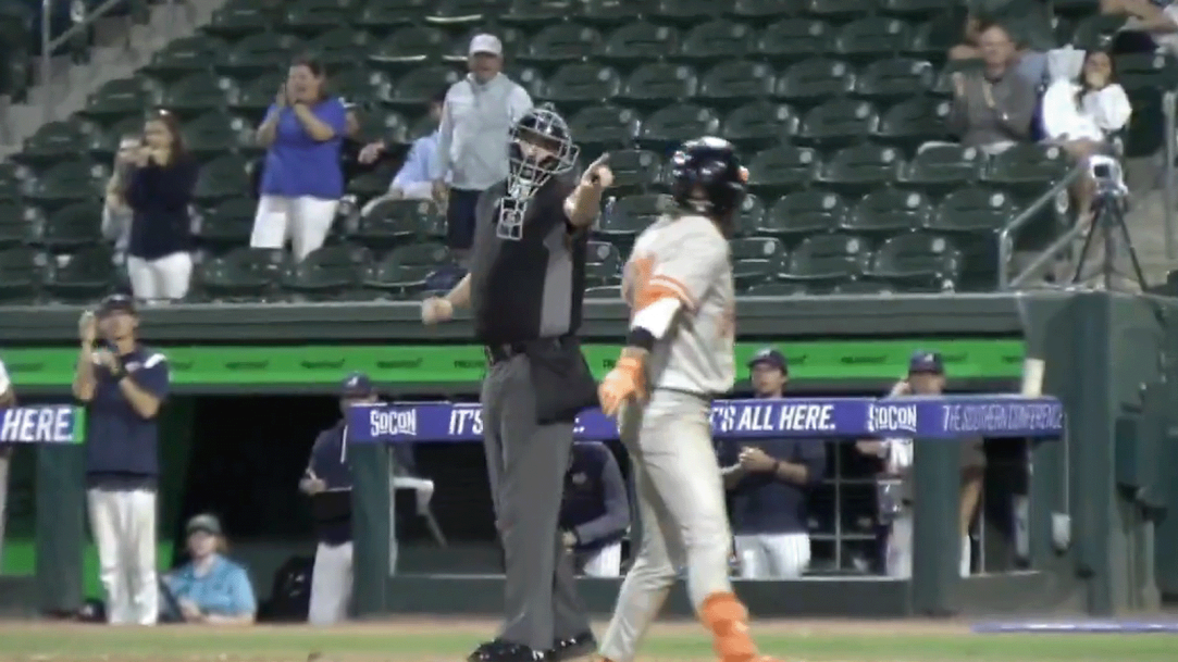 Mercer Samford Baseball Mom Ejected Drama Protest Fight