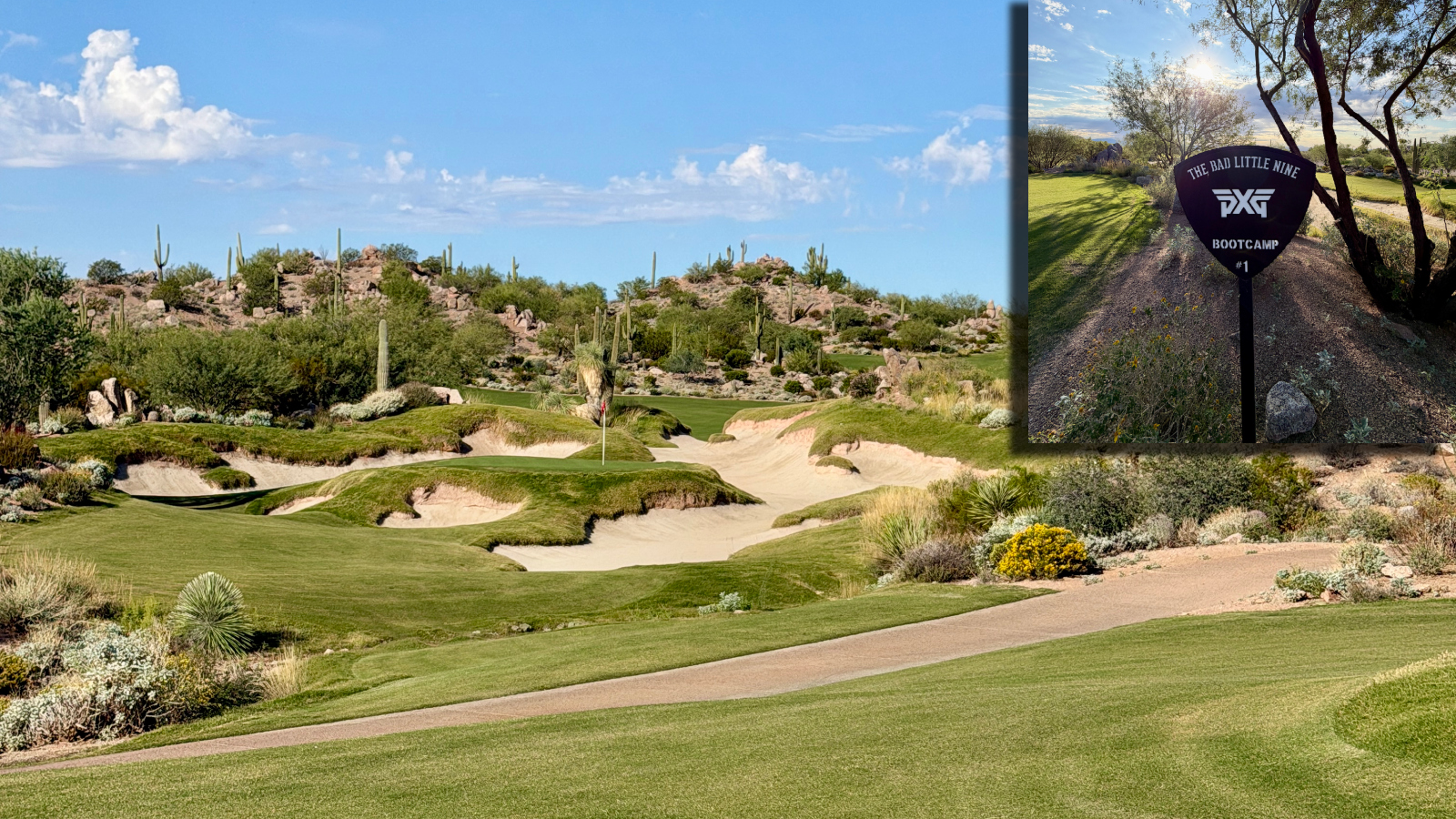9th hole of Bad Little Nine at Scottsdale National Golf Club in Arizona