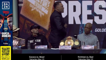 Oscar De La Hoya Tried To Fight Bill Haney For Mocking Ryan Garcia Ahead Of Historic Times Square Fight