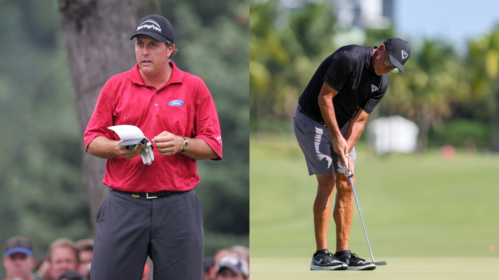 Phil Mickelson before and after weight loss body transformation