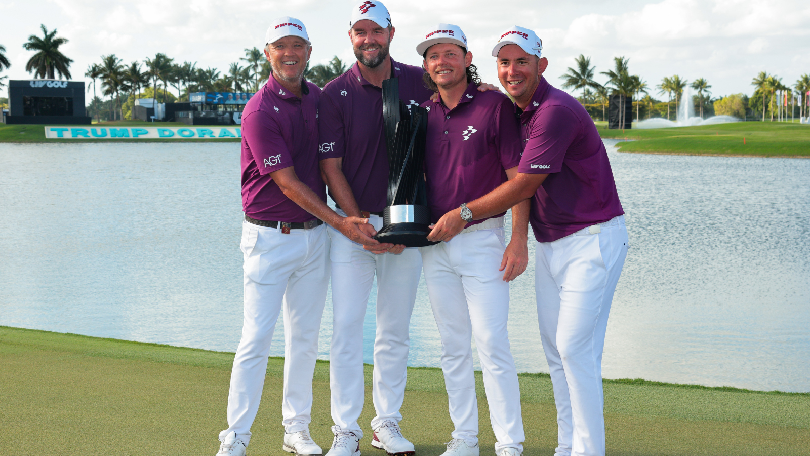 Ripper GC LIV Golf team with Lucas Herbert