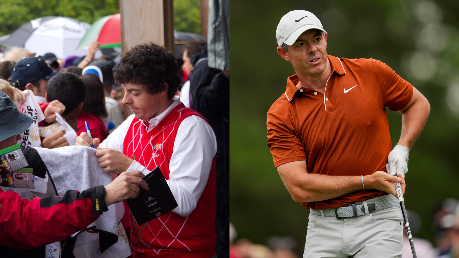 Rory McIlroy muscle gain throughout his career
