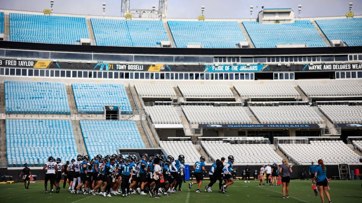 TIAA Bank Field home of the Jacksonville Jaguars