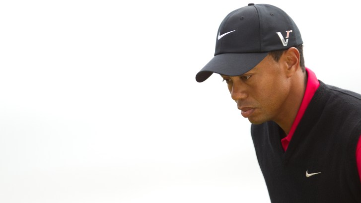 Tiger Woods at Pebble Beach in 2010