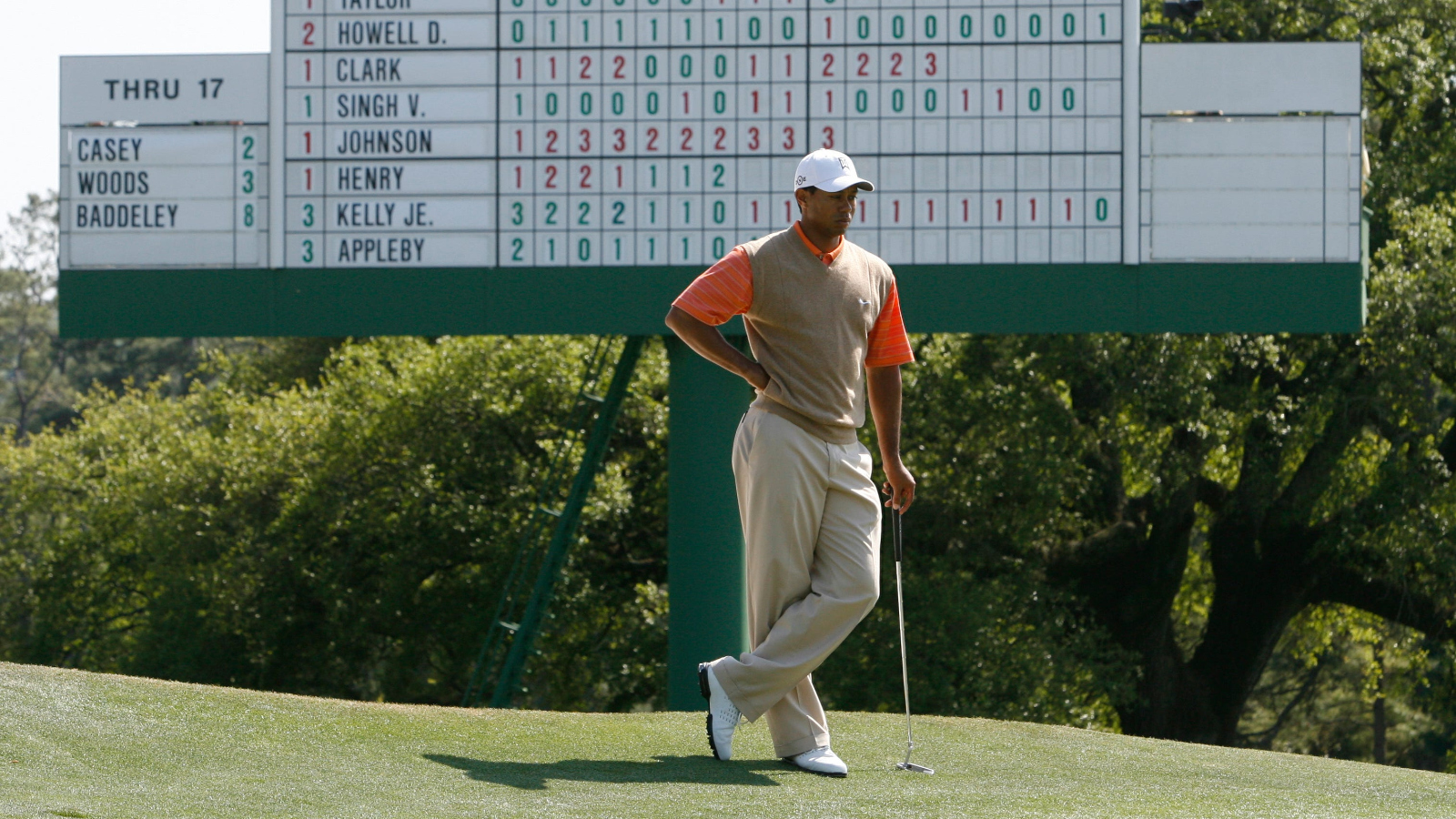 Tiger Woods at The Masters