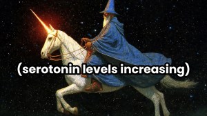 wizard riding a unicorn meme