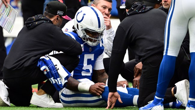 Indianapolis Colts quarterback Anthony Richardson