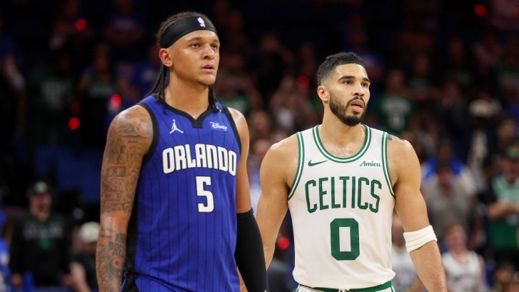 Orlando Magic Paolo Banchero and Boston Celtics Jayson Tatum