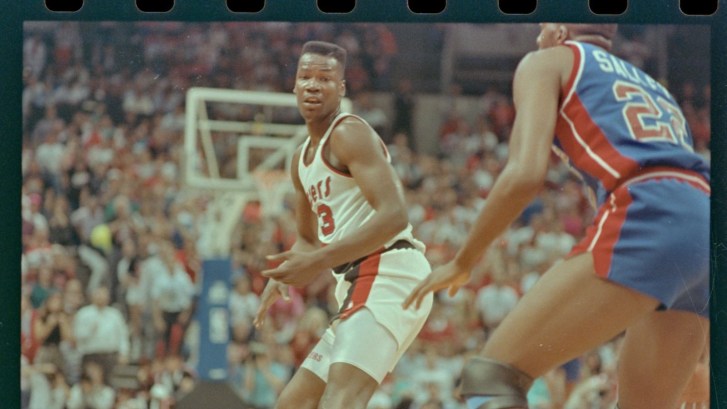 Clifford Robinson Portland TrailBlazers 1990 NBA Finals