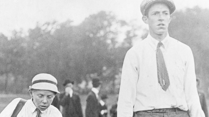 Francis Ouimet at the 1913 U.S. Open