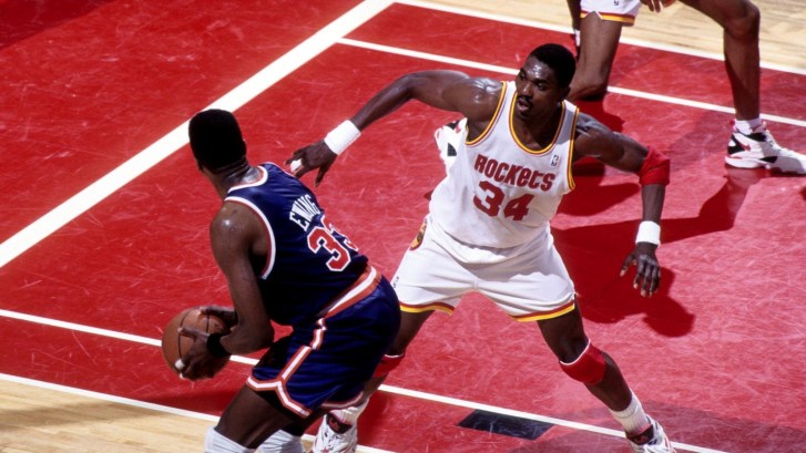 1994 NBA Finals New York Knicks Patrick Ewing vs. Houston Rockets Hakeem Olajuwon