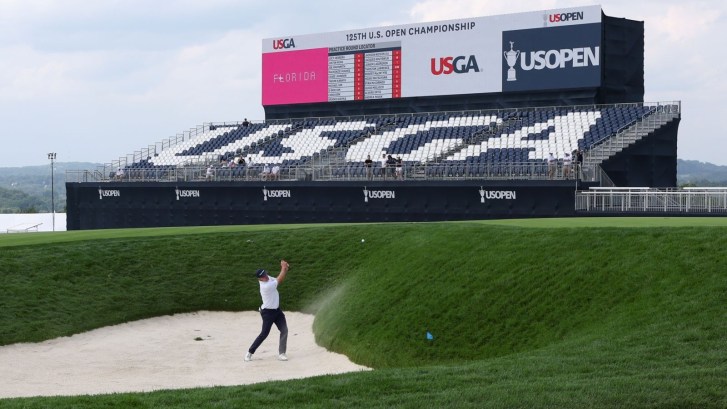 Leaderboard at Oakmont Country Club for the 2025 U.S. Open