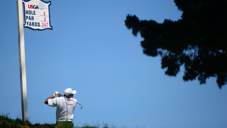 Par 3 3rd hole at the Olympic Club