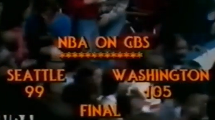 1978 NBA Finals Washington Bullets vs. Seattle SuperSonics