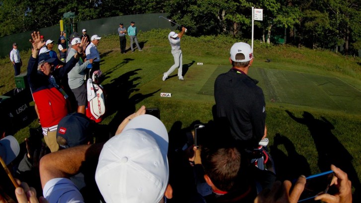 Par 3 2nd hole at Shinnecock