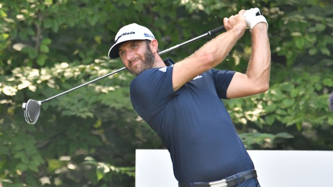 Dustin Johnson at TPC Boston
