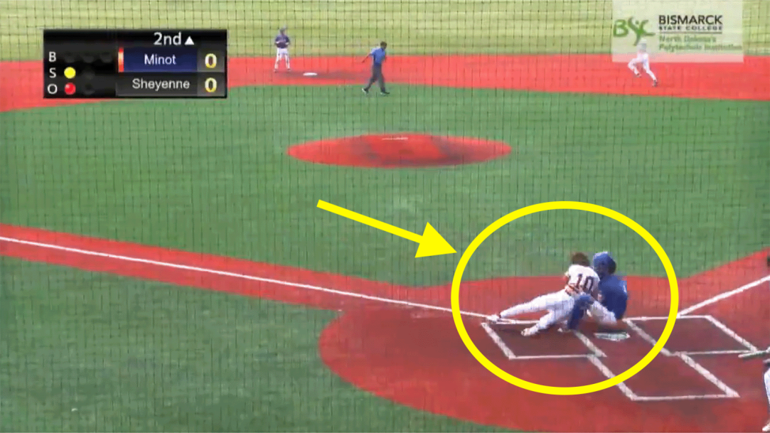 High School Baseball Controversy North Dakota Collision Sheyenne Minot